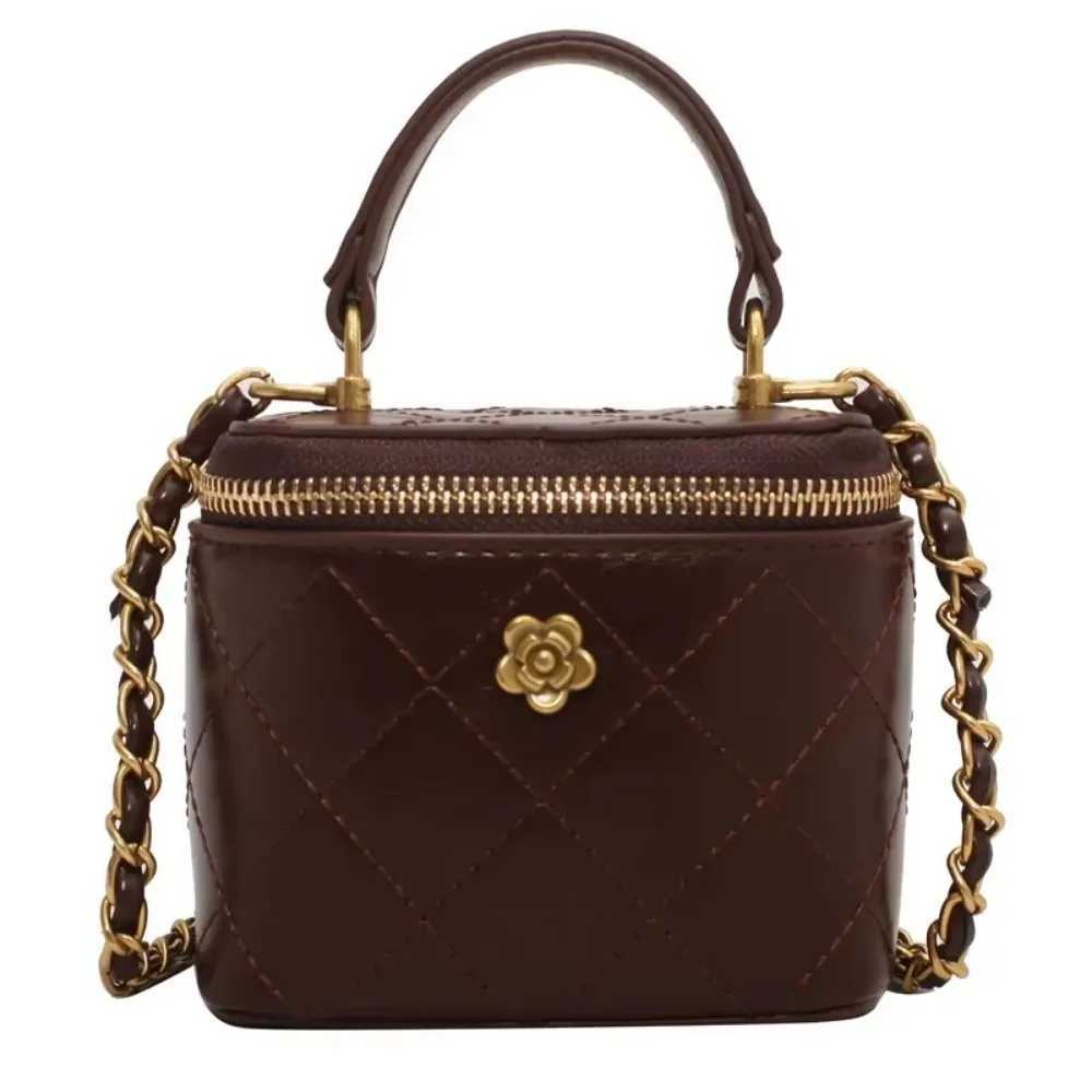 Luxury Mini Ten Font Womens Bag 2024 Lingge Chain Shoulder Bag Fi Brand Luggage Lipstick Coin Wallet and HandbagXJ250412
