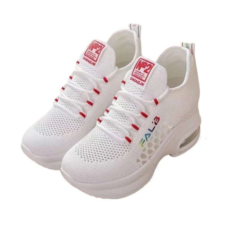 2025 Summer New Breathable Thick Bottom Comfortable Women's Designer Fashion Sports Shoes with Lace Wedge Multi functional Women's Shoes