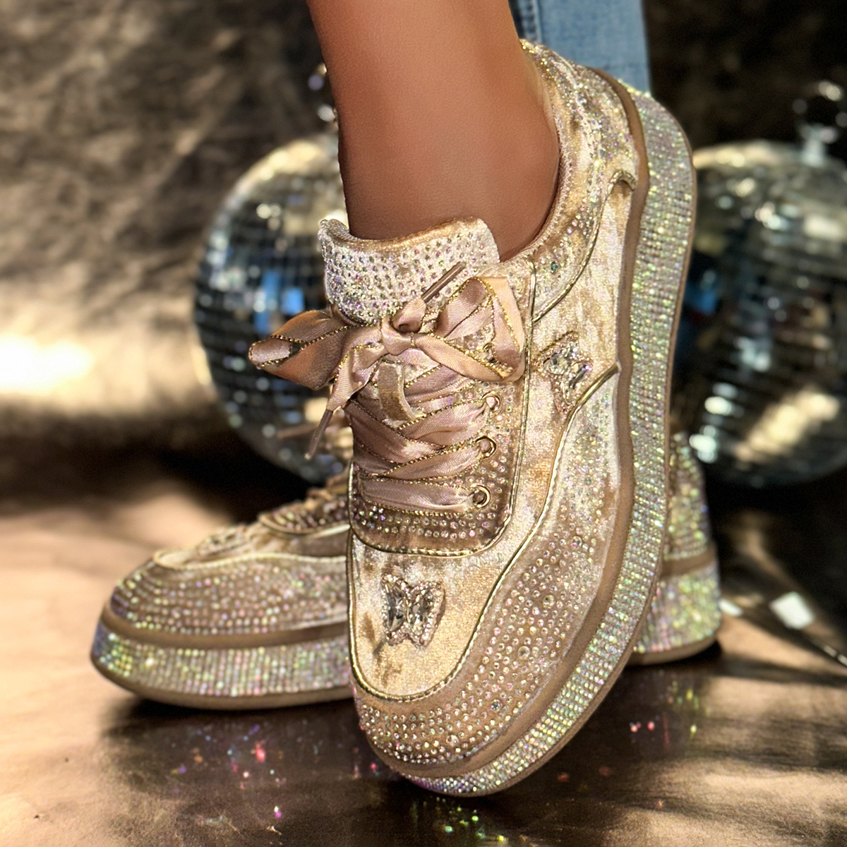 Chunky Sneakers Women Luxury Bling Running Shoes Fashion Casual Designer Breathable Height Increased Casual shoes High Quality Casual Tennis Shoes zap