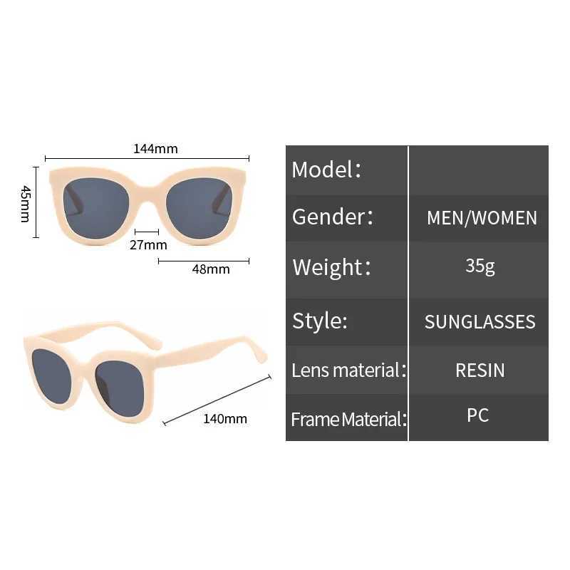 Oversized Butterfly Cat Eye Sunglasses New Trendy Fashion Female Lady Shades Colorful Popular Brand Designer Eyewear for Women Z250411