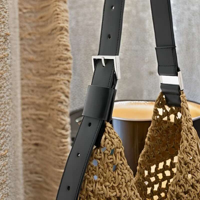 2025 New Designer Tote Bag For Women - Bohemian Style Waterproof Nylon Purse With Detachable Tassels, Multi-Pocket Beach