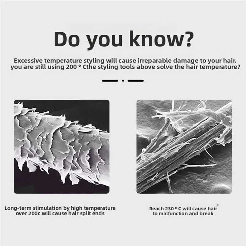 B47B-HT01 Hair Dryer Straightener 2-In-1 Design Wet/Dry Operation No Hair Damage EU Plug Included W251111