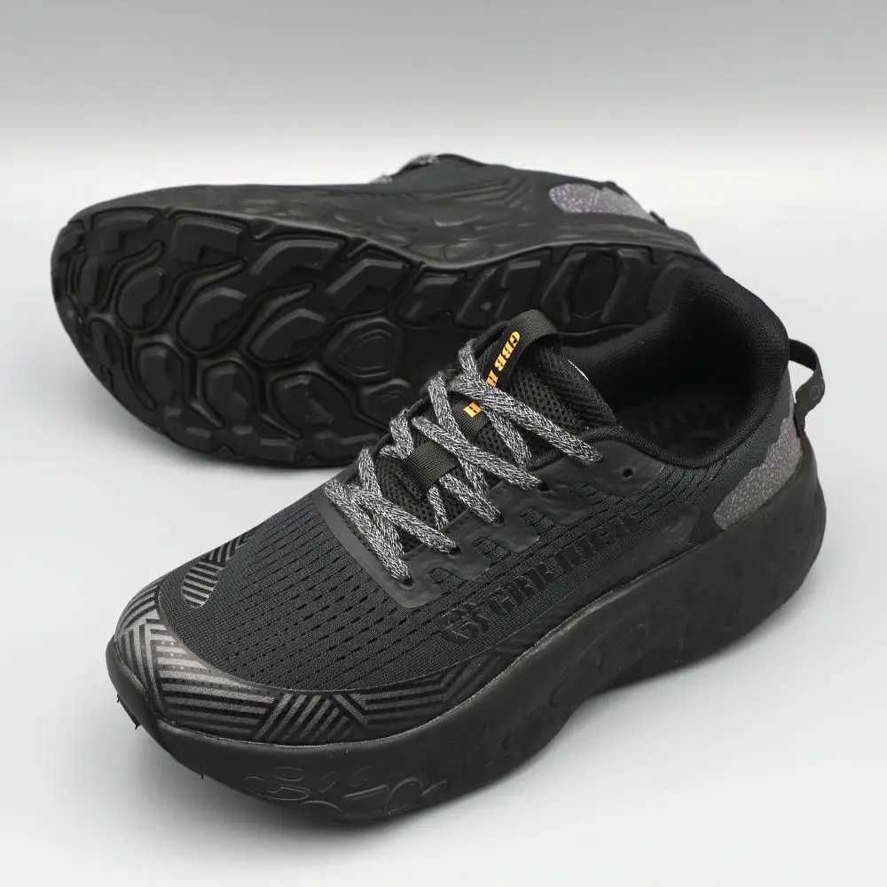 Professional Running Shoes Mens Jogging Sneakers Mens Outdoor Walking Shoes Mens Black Beige Sneakers Z250411