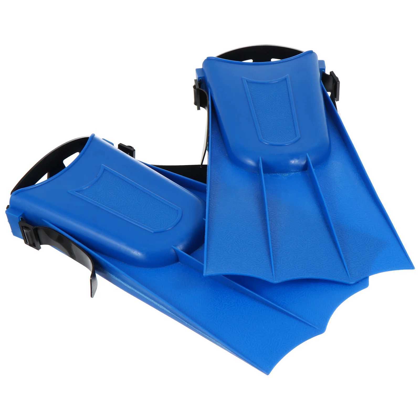 1 pair of short rubber swimming flaps for adultsY250412