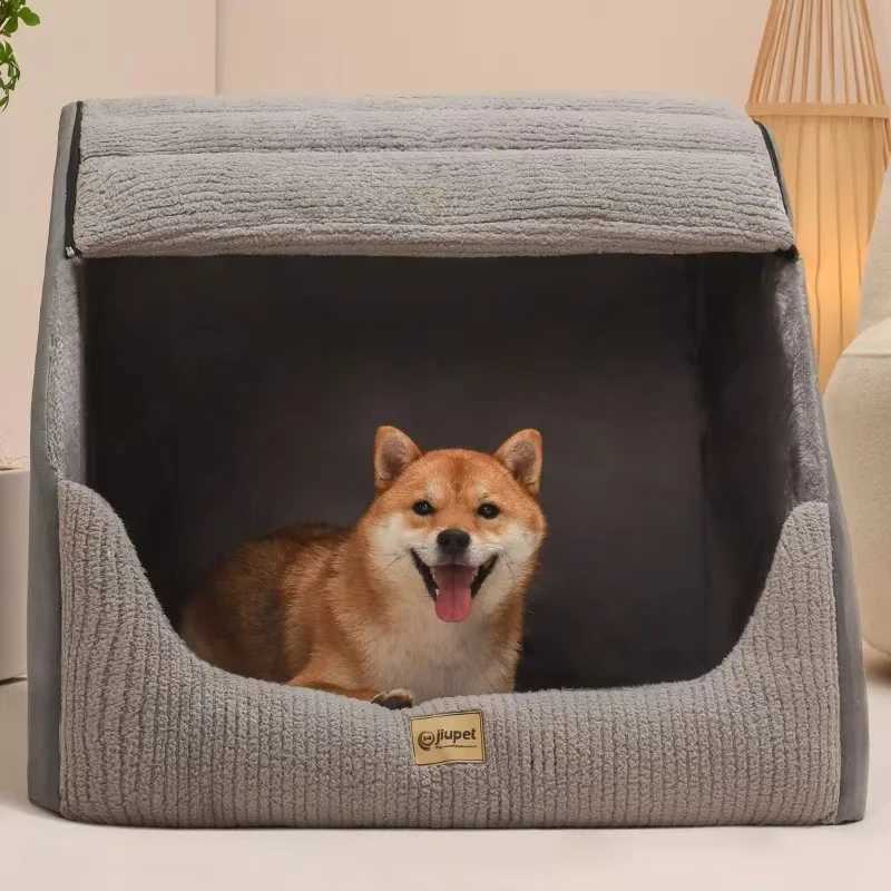 Warm winter medium and large dogs golden retrievers detachable and washable enclosed dogs pet beds pet beds X250412