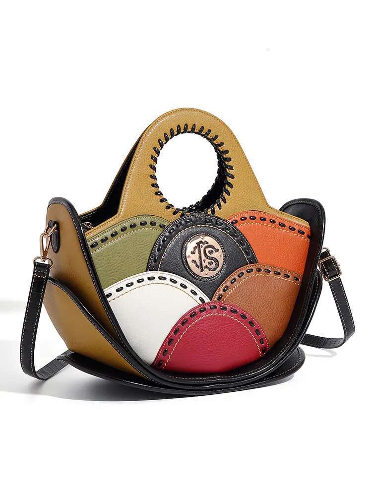 Woman Shoulder High-End Leather Purse Large Capacity Shopping Bag Fashion Designer Women's Top Handle Handbags Crossbody