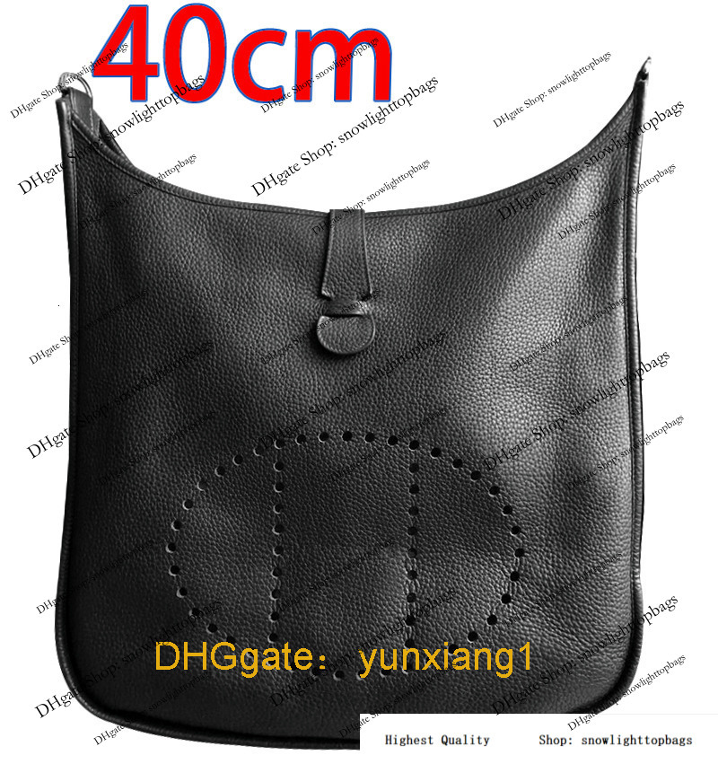 designer bag tote bag 40cm Eve bag perforated bag men's crossbody bag multi-color unisex bag