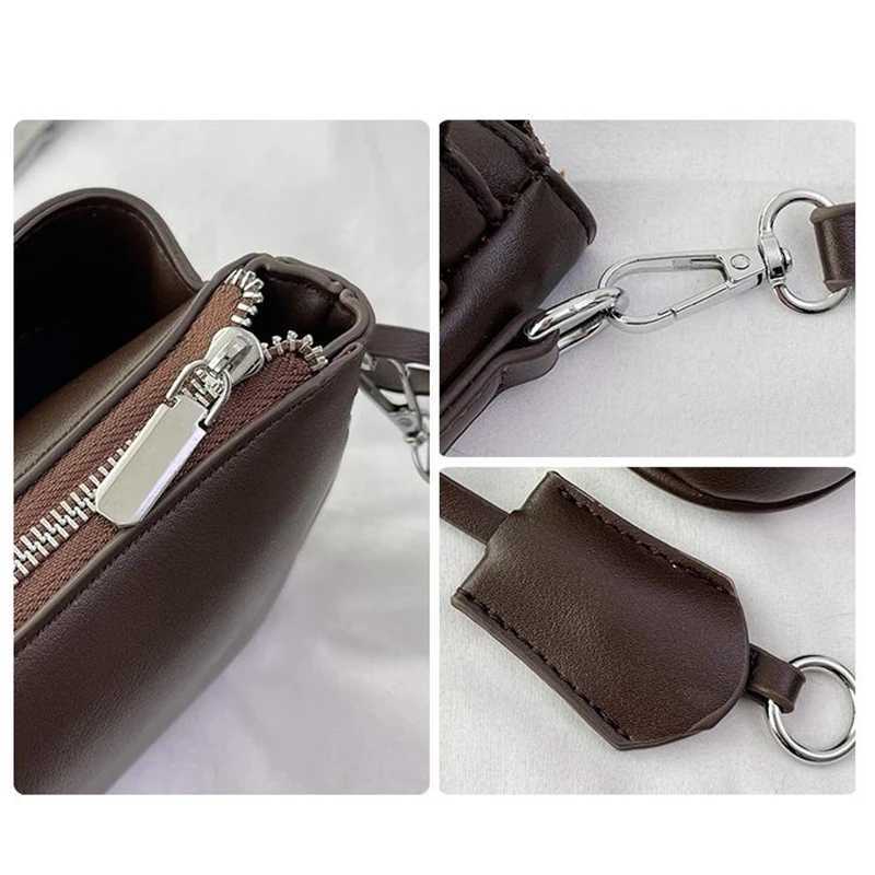 Fashion Temperament Women Crossbody Shoulder Bag2025 Spring Retro Single Underarm Side BagDesigner Commuting Small Square BagT2511112