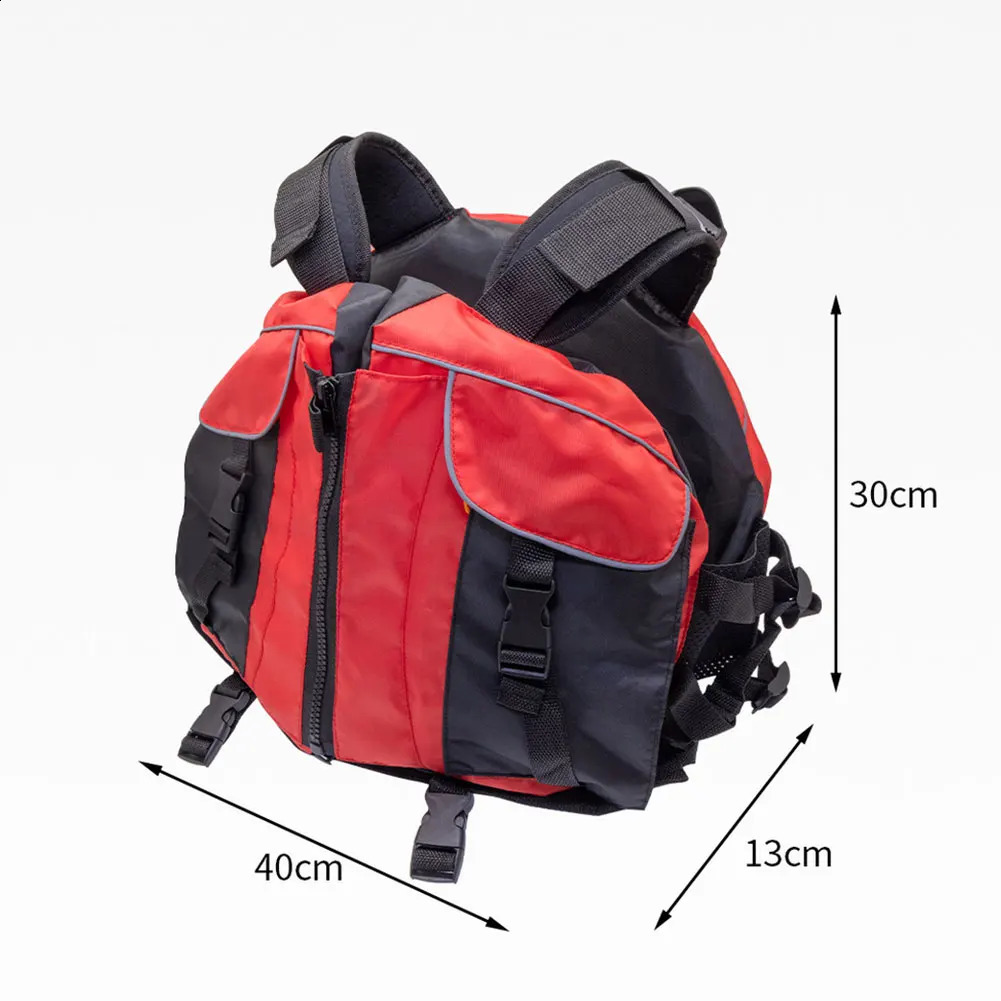 Portable Swim Jacket Reflective Swimming Life Vest Water Sports Safety Vest for Snorkeling Swimming Kayaking Boating 250411