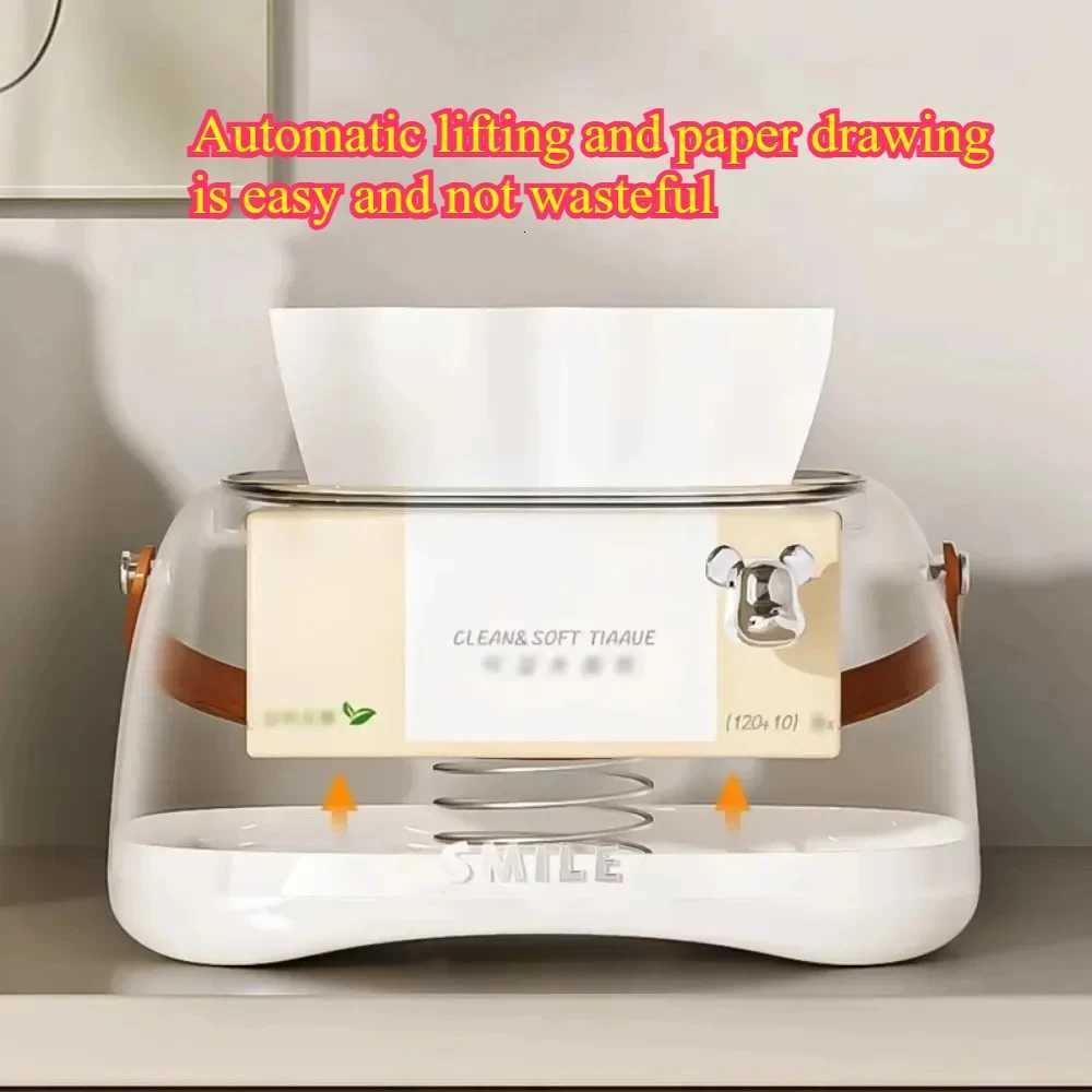 Paper Towel Box Light Luxury Creative Paper Draw Box Living Ro Paper Draw Box Napkin Paper Box Desktop Simple Paper Towel Tube Y251112