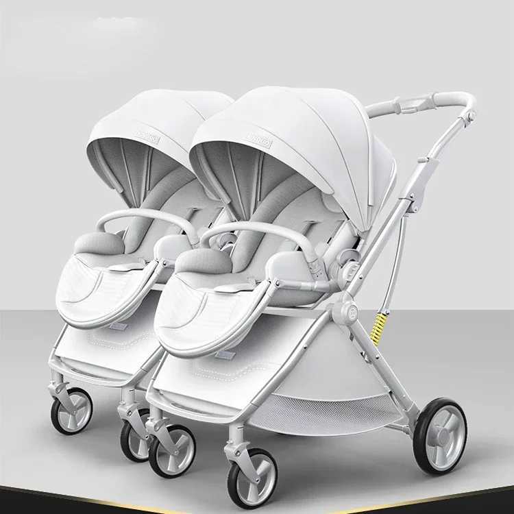 Double sided baby stroller double-sided folding baby stroller lightweight double-sided baby stroller W250411