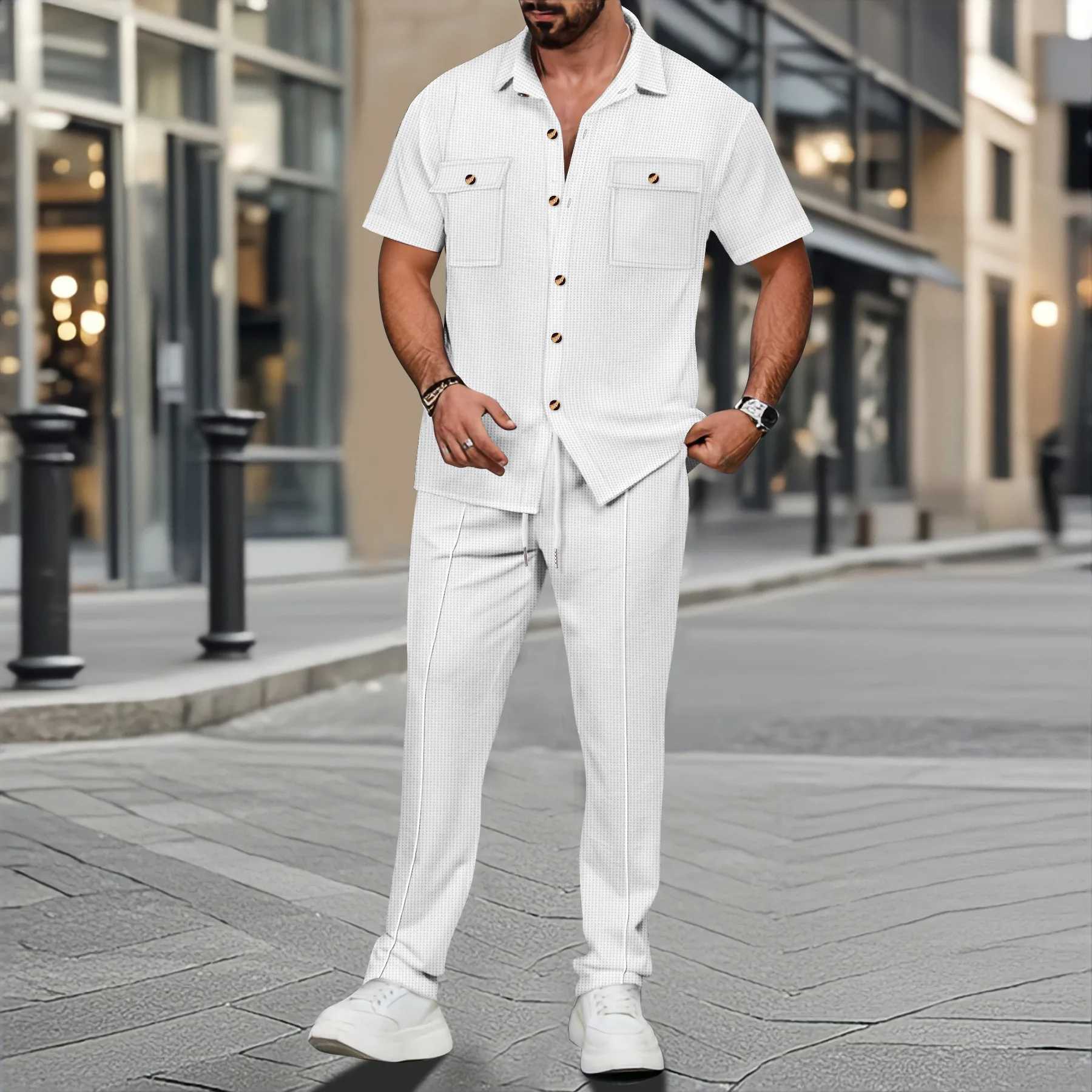 New outdoor sportswear 2025 mens short sleep mens casual mens jacket can be worn high-end summer jacket mens two setsXJ250412