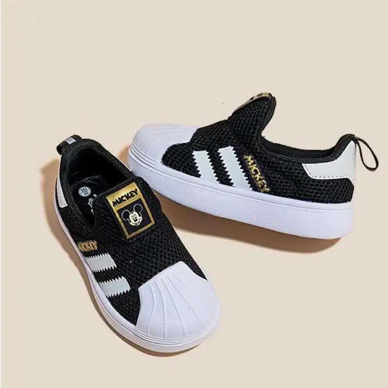 2025 New Children's Board Breathable and Comfortable Boys' Canvas Cartoon Girls' Designer Fashion Single Shoes
