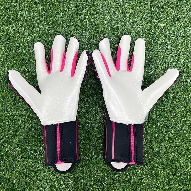 Football goalkeeper gloves thick latex 4mm professional protection for adult and youth goalkeepers football goalkeeper glovesXJ250412