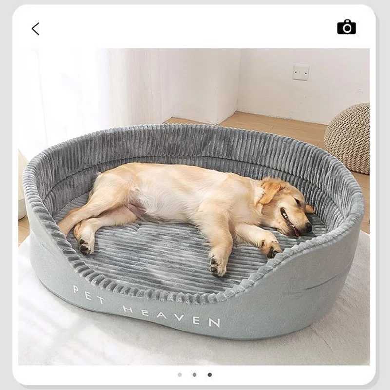 Dog mat cooling double-sided suitable for all seasons large size super large dog bed house sofa dog house soft wool pet dog and cat mat X250412