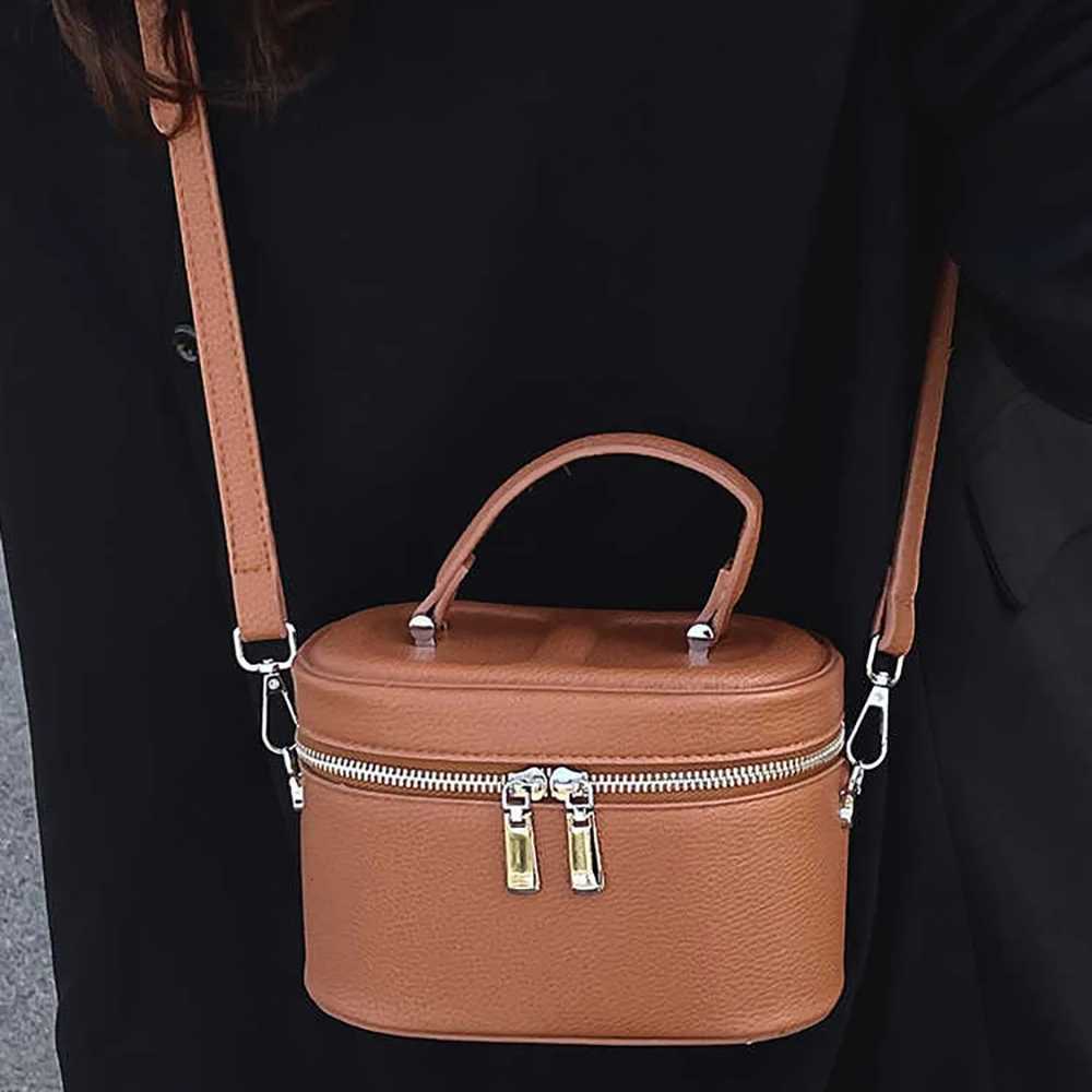 Summer Small Box Handbags for Women Lychee Pattern Leather Versatile Single Shoulder Bags Korean Style Mini Square Crossbody BagT2511112