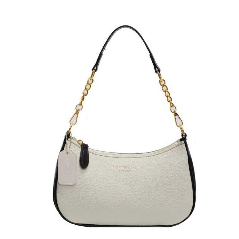 Summer Color Block Underarm Bag Women Office Commuter Clutch Pebbled Leather Geometric Lunch Date ReadyW251112