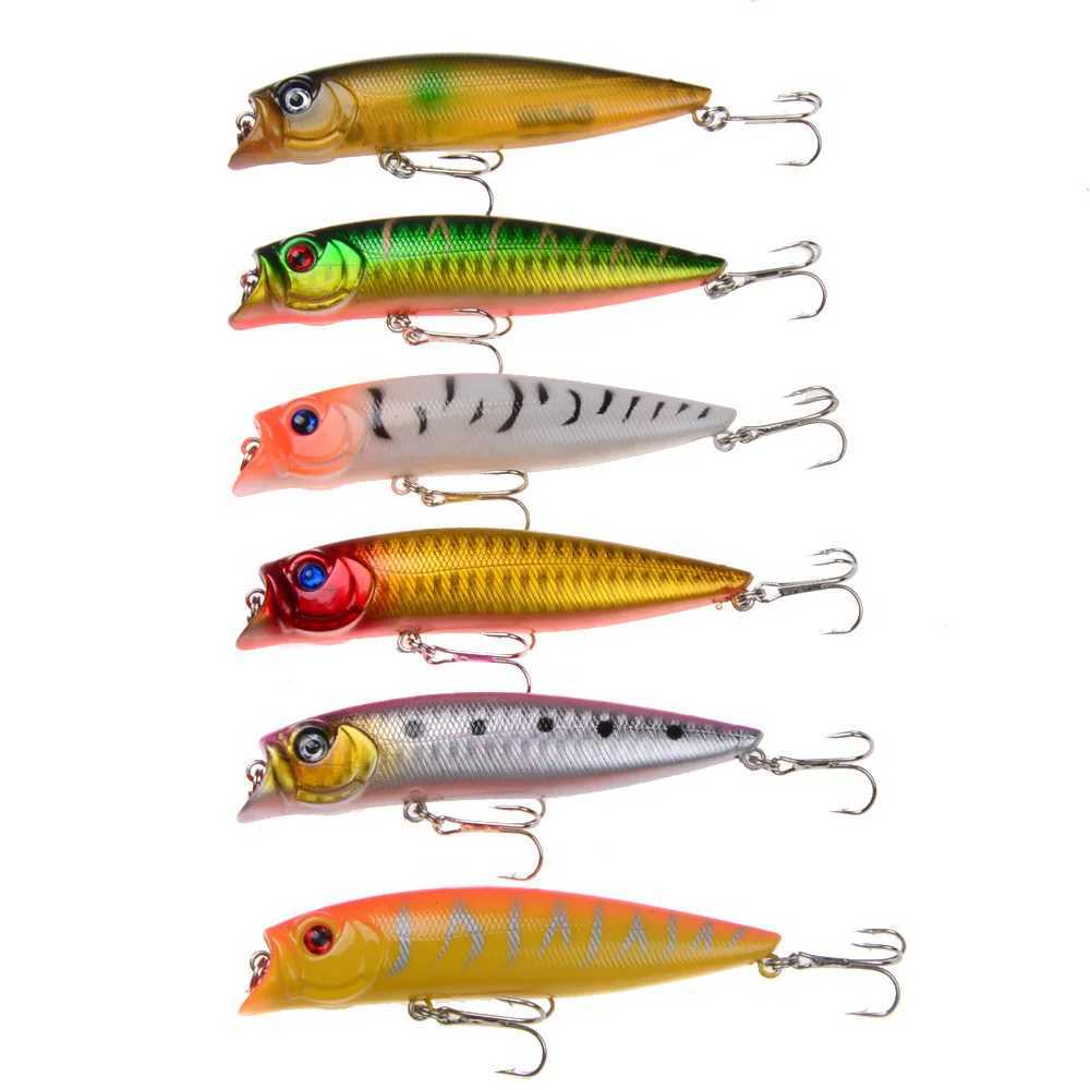 POETRYYI Hot 1pc Popper Fishing Lures 9cm/11g Topwater Popper Bait 17 Color Hard Bait Artificial Wobblers Plastic Fishing Tackle Z250411