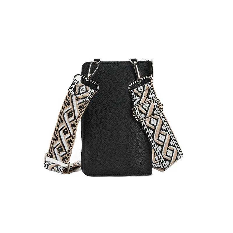 2024 New Fashion Simple Candy Color Broadband Phone Bag Multi functional Commuting Shoulder Bag Storage BagT2511112