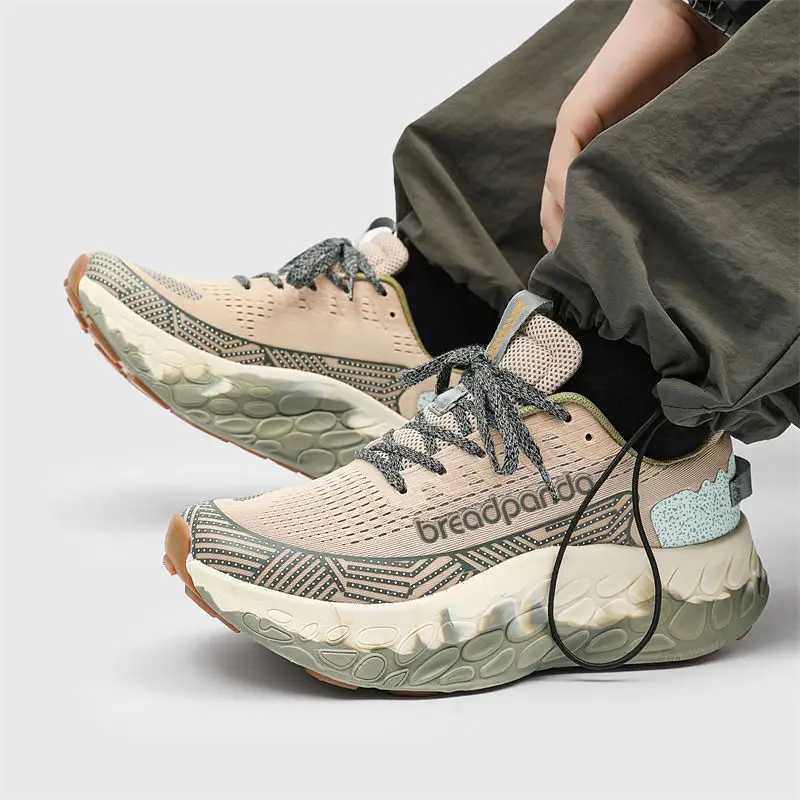 Shock Absorption and Non-slip Off-road Running Shoes Lightweight Outdoor Cfortable Hiking Shoes Mens and Wens Sports Shoes Z250411