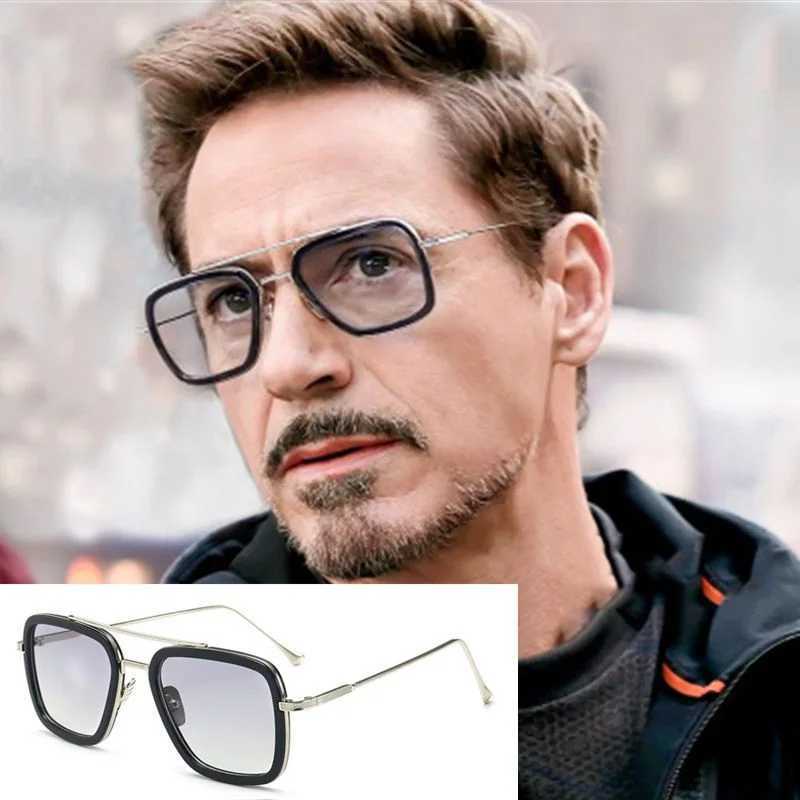New Men Metal Square Sunglasses Male Classic Vintage Brand Sun Glasses Women Driving UV Protective Goggles UV400 EyewearC250411