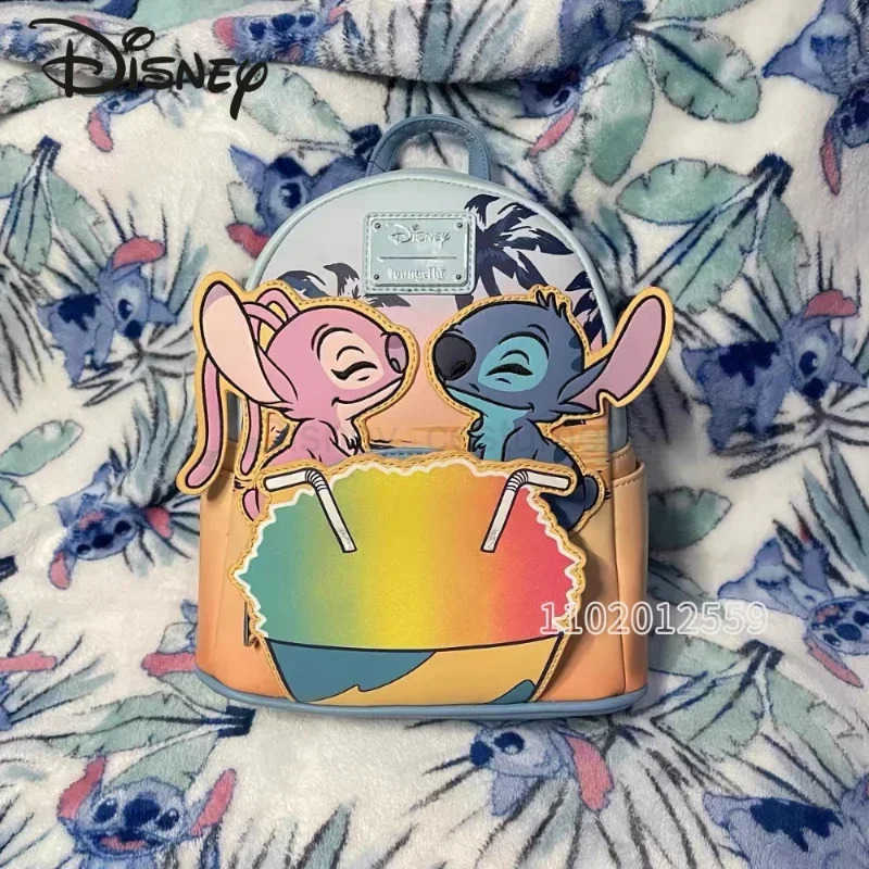 Disney Stitch New Womens Backpack Luxury Brand Fashion Womens Mini Backpack High Quality Cartoon 3D Cute Childrens Backpack X250412