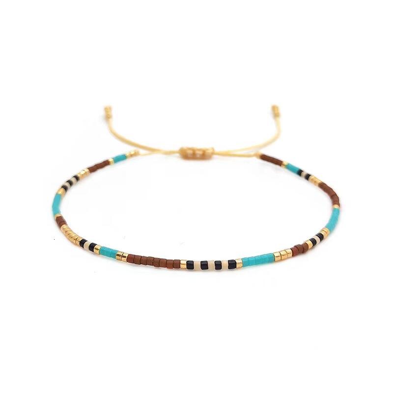 Boho Chic Stackable Beaded Bracelets Set