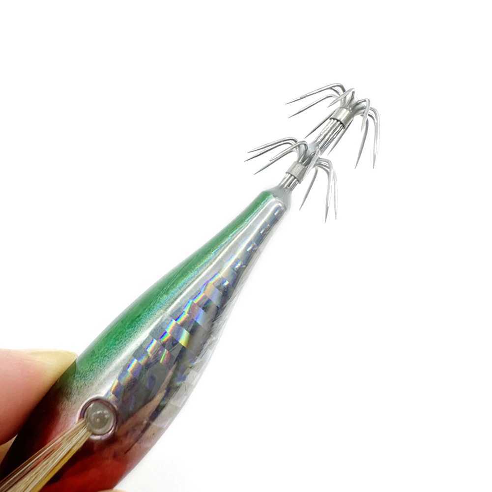 3-1Pcs Fishing Slow Jigging Luminous Fishing Lure 5.5g Jjig Bait Casting Saltwater Grouper Tuna Trolling Fishing Hook Claw Bait Z250411