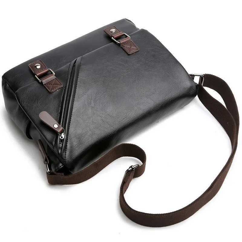 Weixier 2022 Fashion New Single Shoulder Bag Business Leisure Korean Style Mens Single Crossbody Leather Bag Messenger Bags sacT2511112