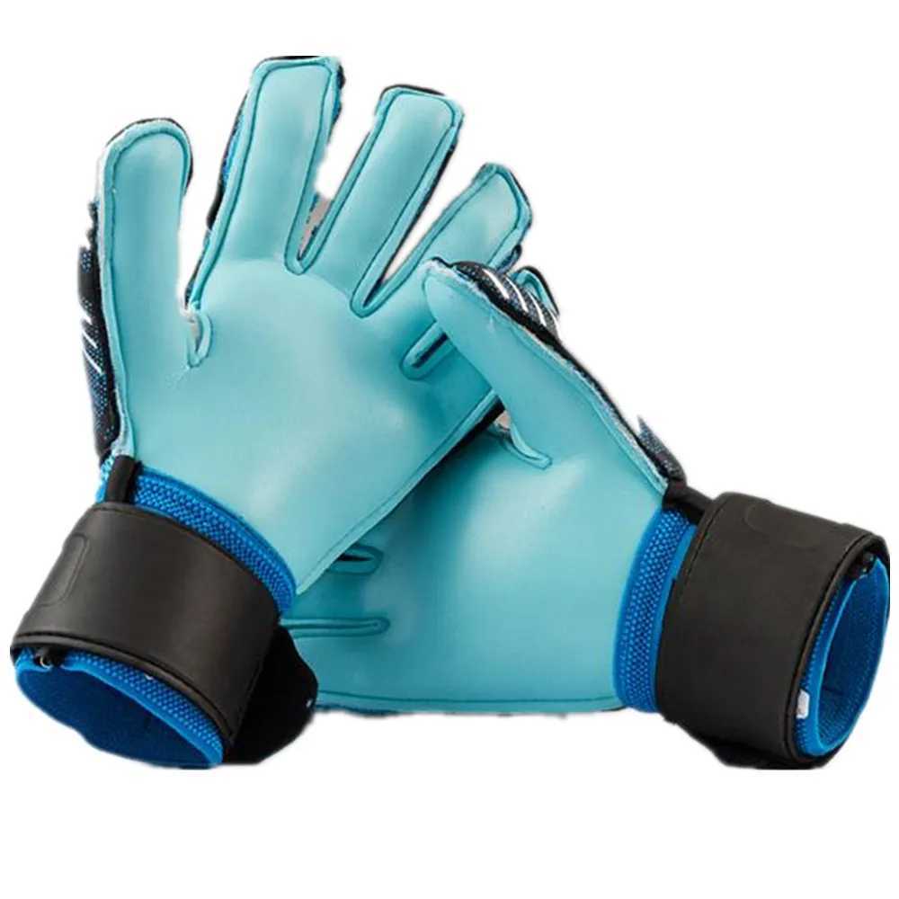 Professional goalkeeper gloves mens and womens childrens soccer goalkeeper gloves 4mm anti slip thick latex gloves 5-finger protectionXJ250412