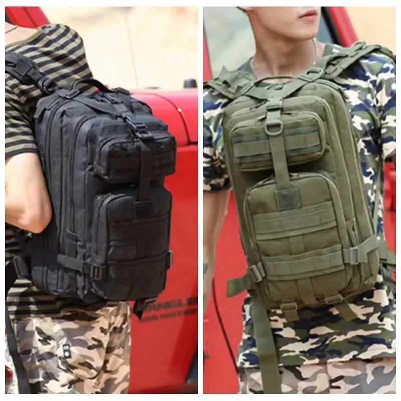Fishing Tactical Backpack Outdoo Travel Fishing Camouflage Bag Climbing Hunting Backpack Fishing Hiking Nylon 3P Pack Backpack Z250411