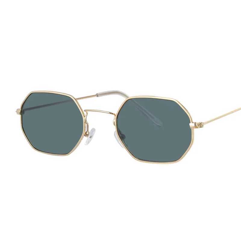 Hexagon Yellow Sunglasses Woman Retro Brand Designer Classic Sun Glasses For WomanLuxury Ladies Sunglasses Mirror Female Oculos Z250411
