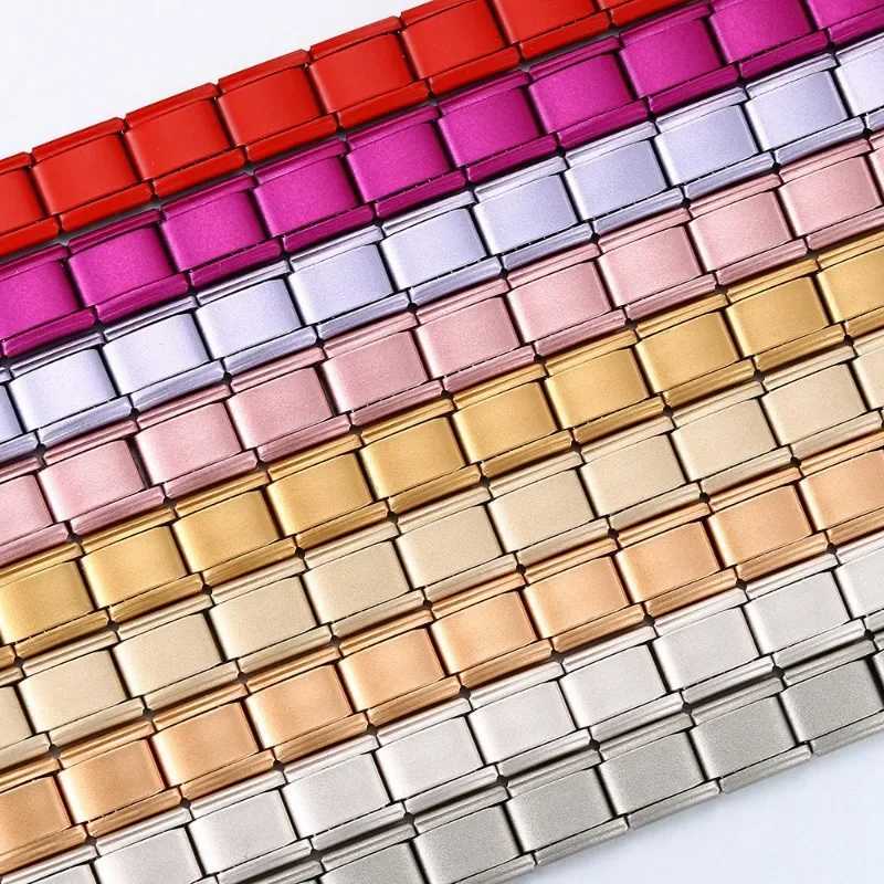2025 New Men and Women Starry Colors 18 Pieces Italian Charm Fit 9mm Stainless Steel Modular Bracelet Wholesale JewelryC250411