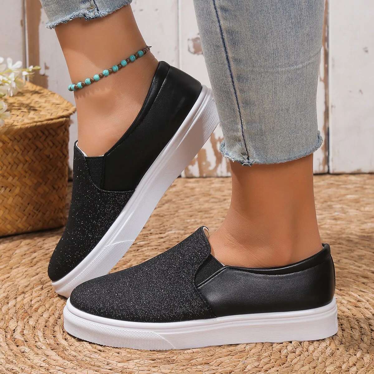 2025 new sports shoes, women's designer fashion leopard print sports shoes, casual casual comfortable flat shoes
