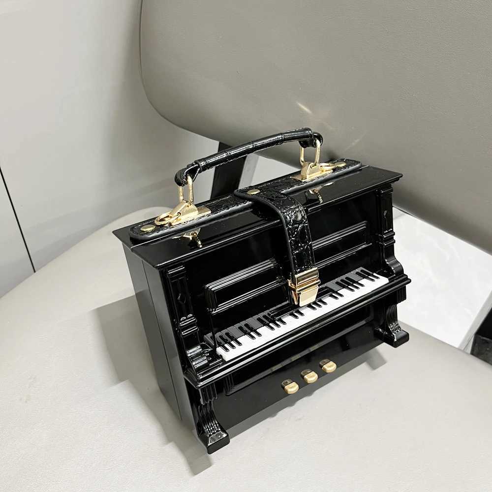 Wallet and Handbag Luxury Designer Cross Shoulder Bag Womens Piano Shaped Handbag Wallet Messenger BagXJ250412