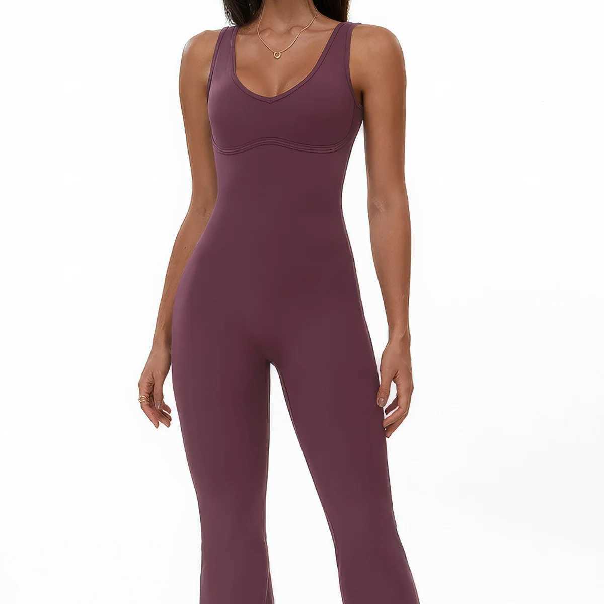 Women Jumpsuit Gym Set Training Yoga Suit Sportswear Sports Jumpsuit Fitness Rompers Stretch Workout Bodysuits J251112