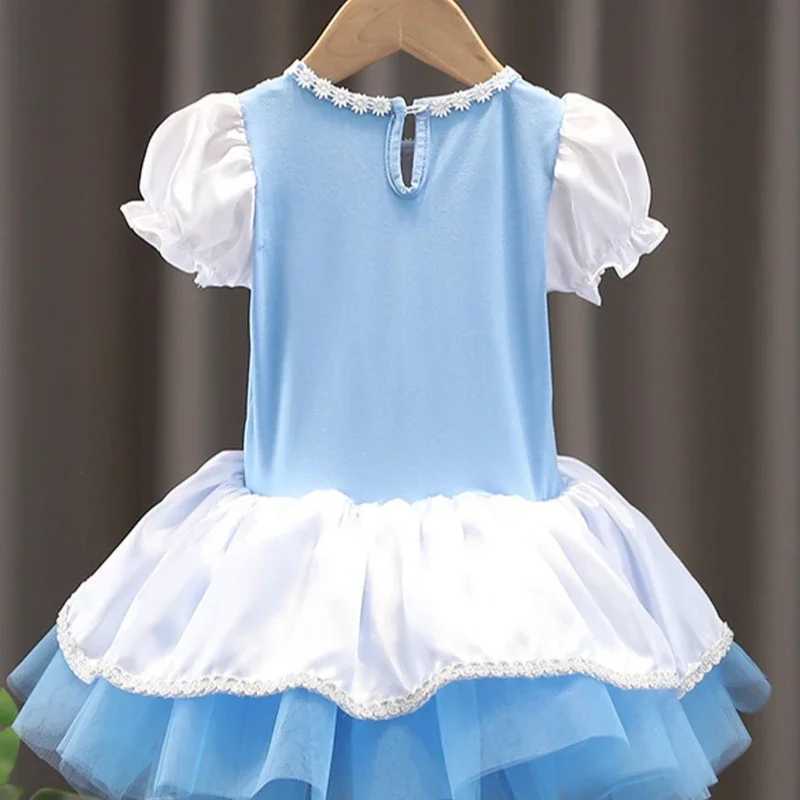 Disney New Summer Tutu Dress Ballet Performance Costume Cartoon Princess Cinderella Childrens Party Halloween Dress A205XJ250411