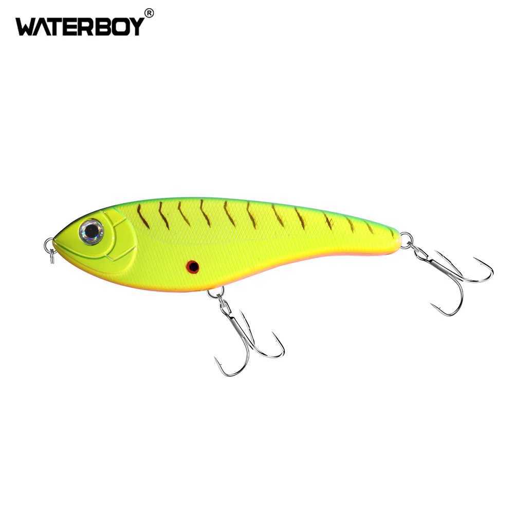 10cm 27g 12cm 33g Slow Sinking VIB New Jerkbait Fishing Lures Loud Sound Baits Pike Lure Artificial Wobblers Pesca Leurre Perch Z250411