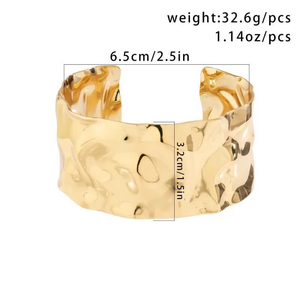 Metal Wide Open Bangle Europe American Style Minority Design Exaggerated Bracelet Jewelry Accessories Alloy Cuff Bangles GirlsC250411