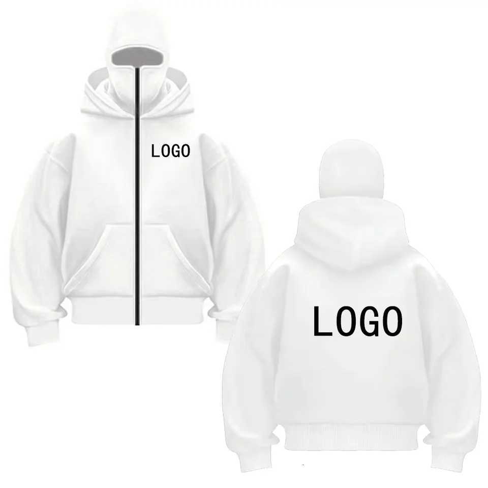 POD customization Style hooded sweatshirt double hooded jacket fashionable hooded zipper sweatshirt customizable exclusive T251112