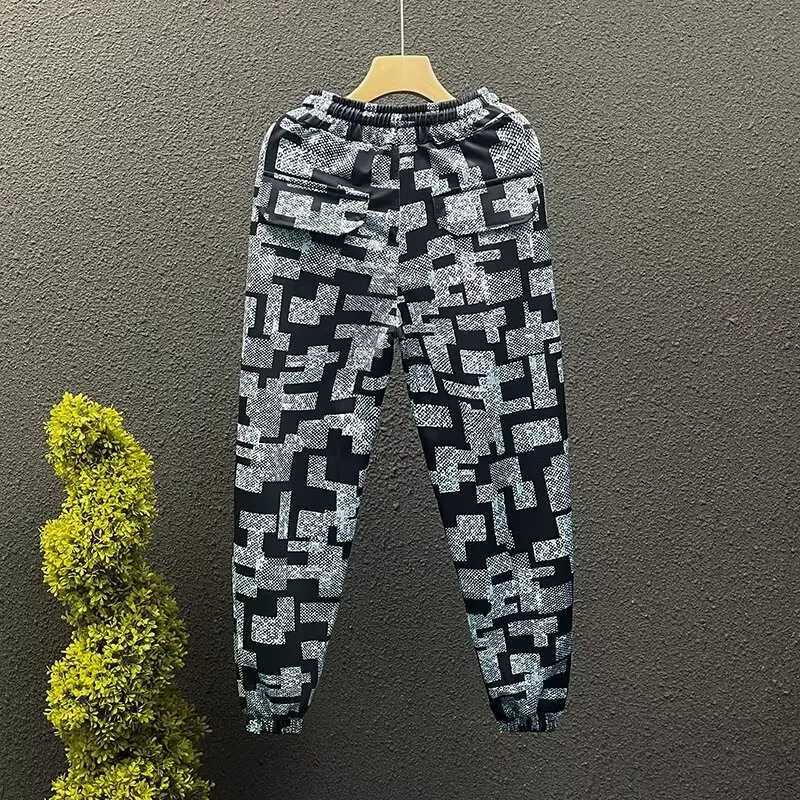 Casual pants mens clothing breathable mens designer clothing comfortable pants mens harem pantsXJ250412