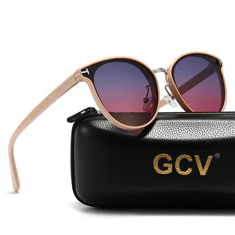 2025 GCV Polarized Lady Sunglasses Cat Eye Fashion Sun Glasses Luxury Woman Female Brand Ultralight Frame Tourism Party Leisu Z250411