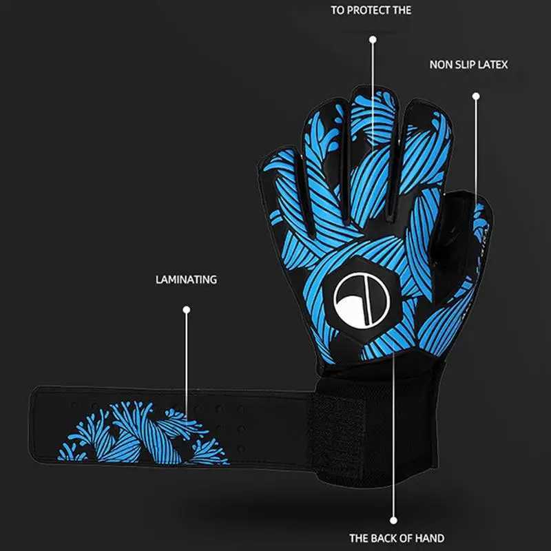 Football Receiver Gloves Kids Soccer Goalkeeper Gloves Breathable Athletic Gloves With High Grip Design Competition ProtectiveW251112