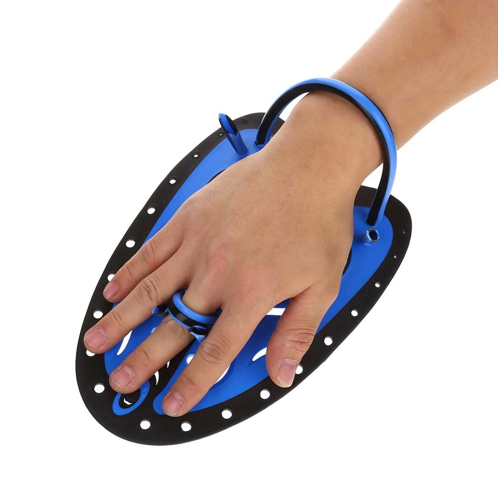 1 pair of swimming paddles professional swimming net golf used for water sports trainingY250412