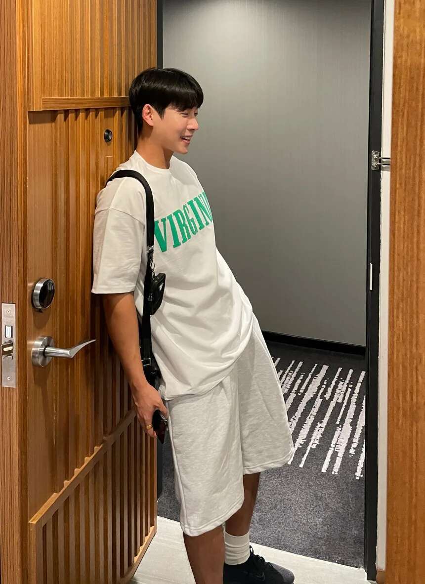 Casual Korean Summer Sports Shorts Quality Men's Clothing Haruku High Street Drawstring Running Short Pants