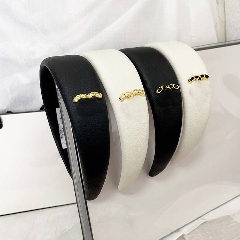 20style Classic Designer PU Leather Sponge Bands Headbands for Women Letter Hair Hoop Girl Headband Sports Fiess Head Wrap Accessories