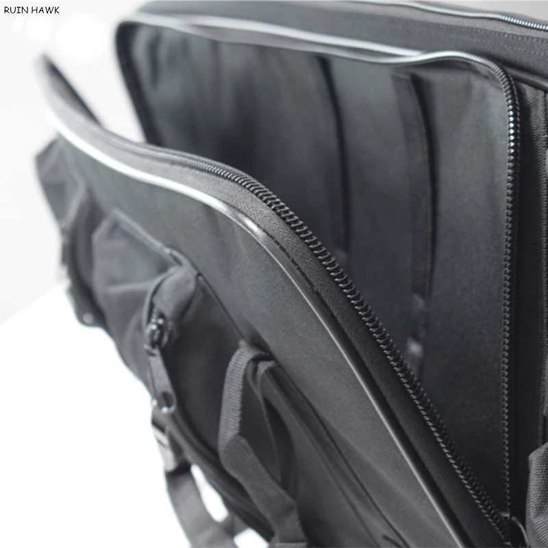 Outdoor tactical hunting air gun bag nylon air gun bag rifle backpack dual waterproof universal gun bag fishing gear bag Z250411