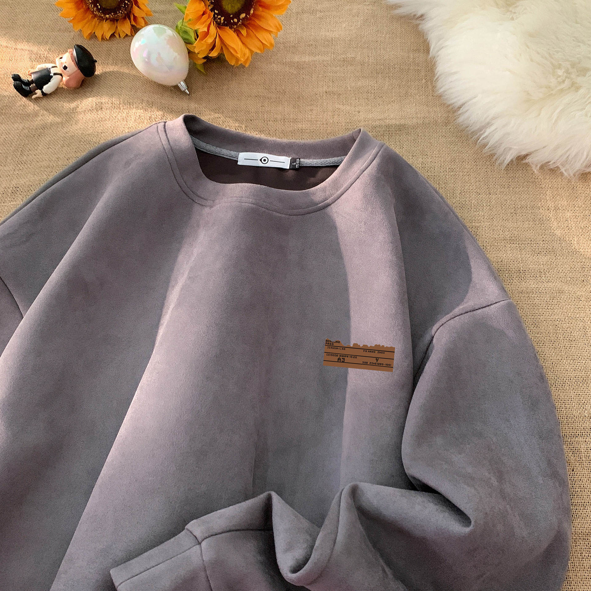 Designer Men's Hoodies Luxurious Design Suede American Retro Vintage Spring And Autumn Long-sleeved With Labeled Letters High Quality Sweatshirts