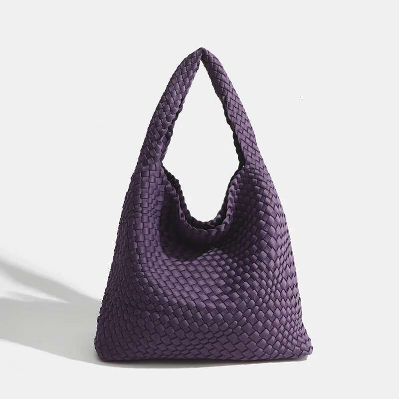 New Handbag Women's Shoulder Most Popular In 2024 Large Volume Nylon Pure Handmade Woven Bag For Women Shoulder Bags