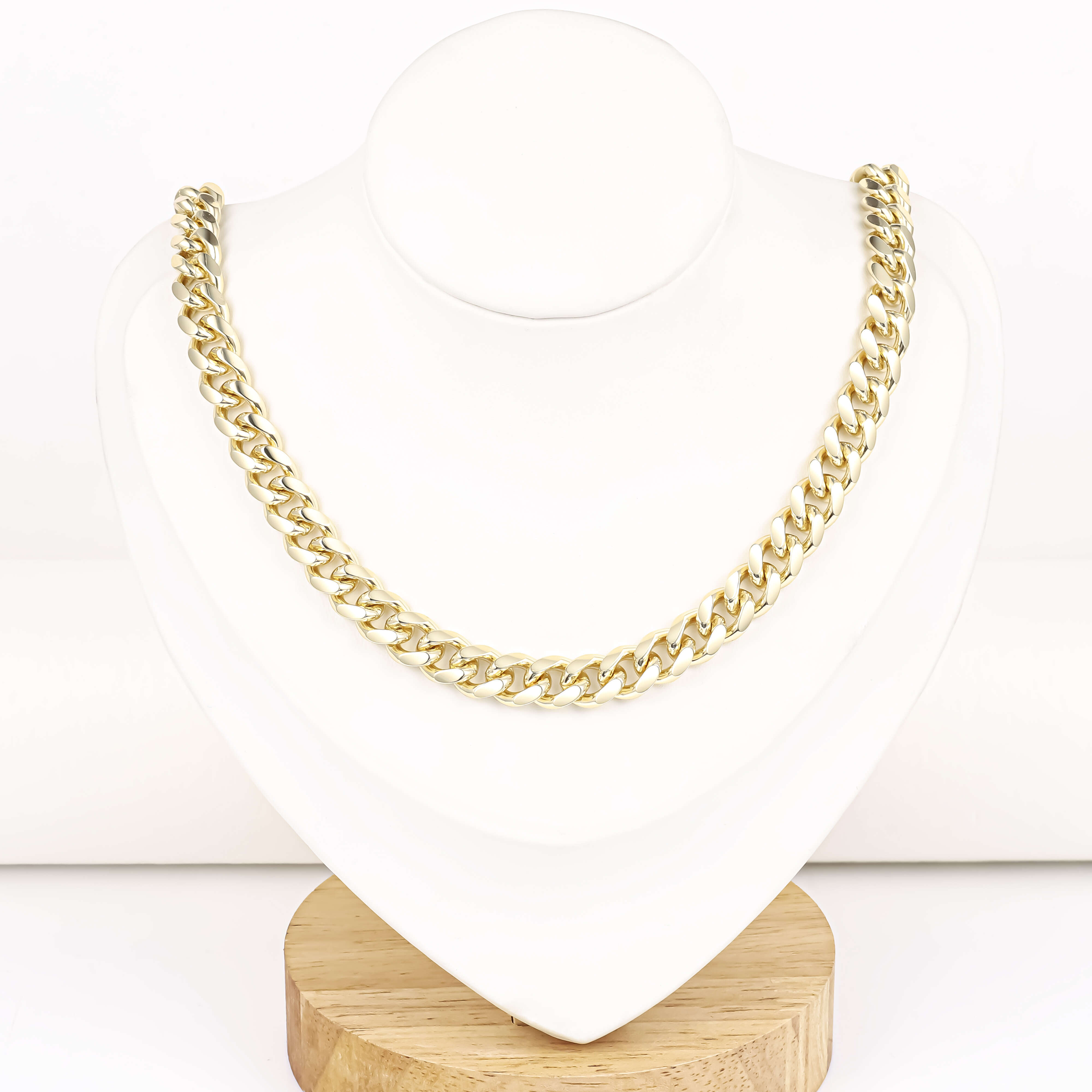 CM Wholesale Hip Hop Men 14k Gold Filled Plated Joyeria Women Zircon Necklace Jewelry Miami Cuban k Chains